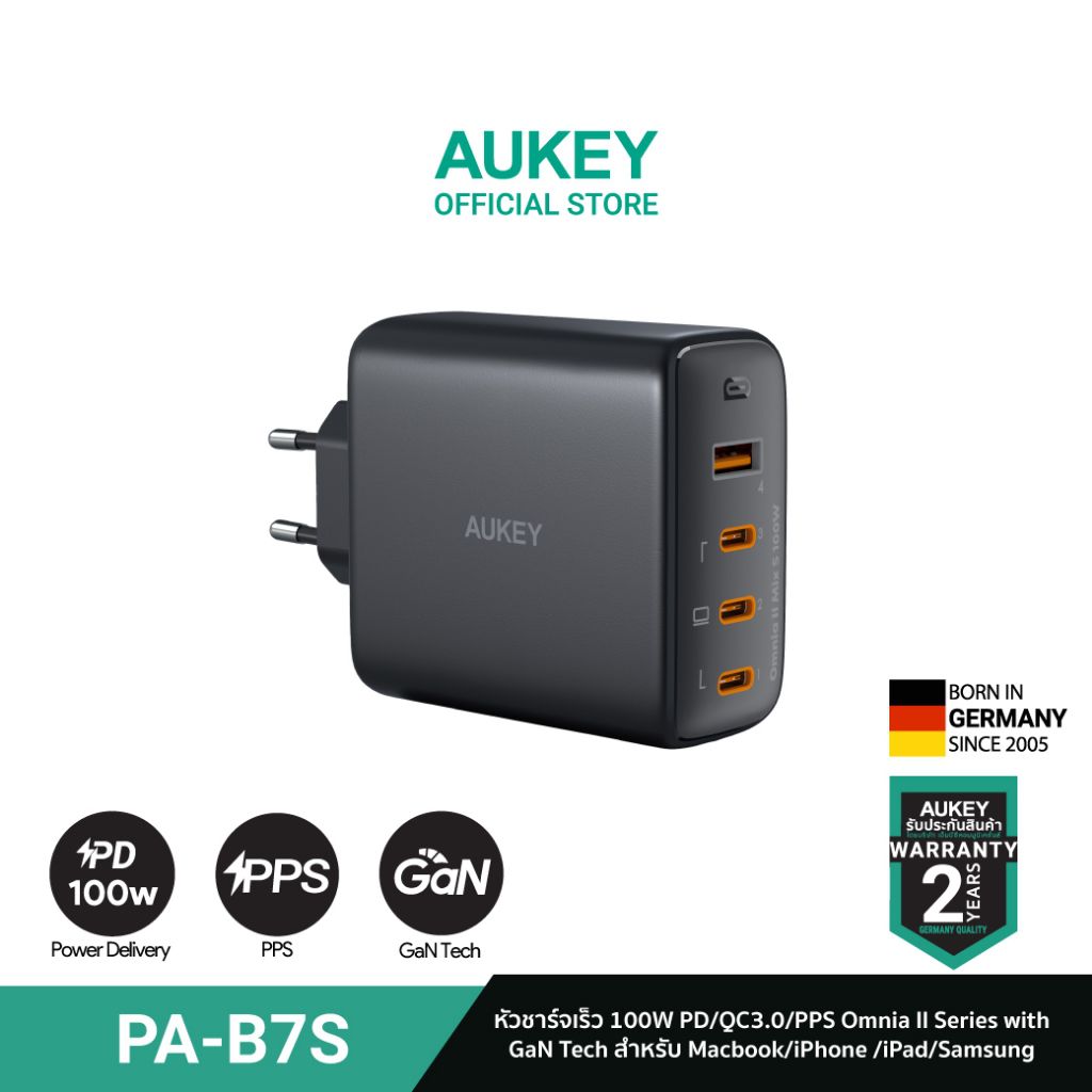 AUKEY PA-B7S หัวชาร์จเร็ว 100W Omnia II...