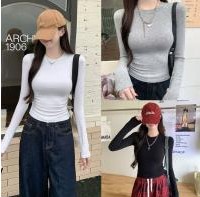  Korean Dress?Long-sleeved shirt✨Women...